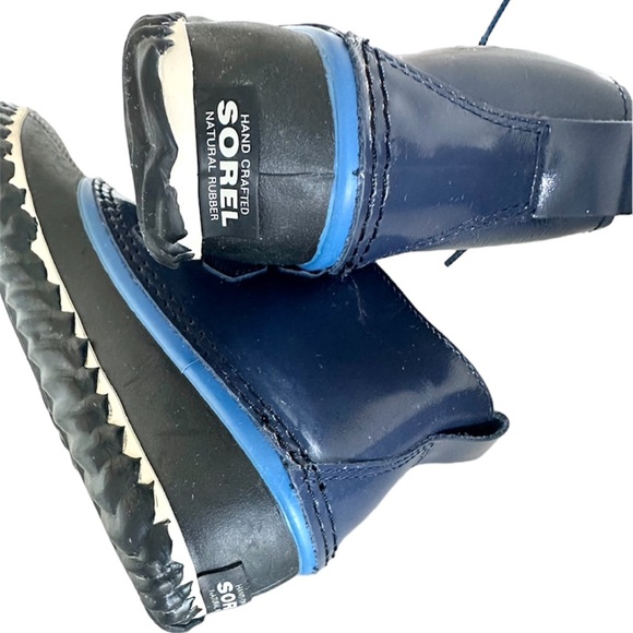 Sorel Women's Rain Boots Size 6 Blue Out N About Nocturnal -EUC - Picture 10 of 13